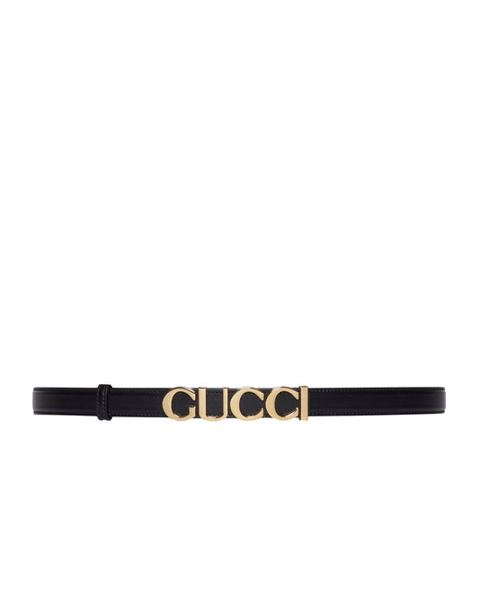 Luxury Gucci Trending 2025 BUCKLE THIN BELT