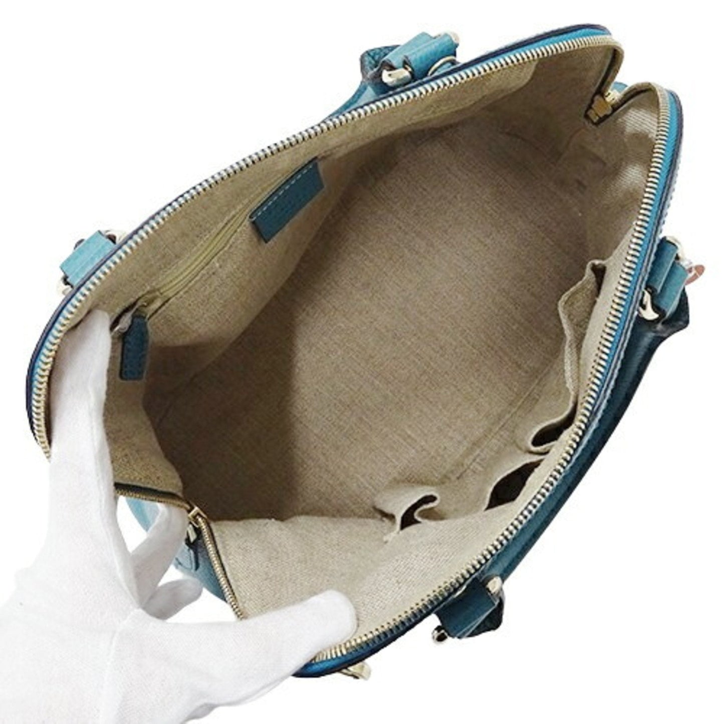 Gucci Gg Charm  Leather Handbag ()