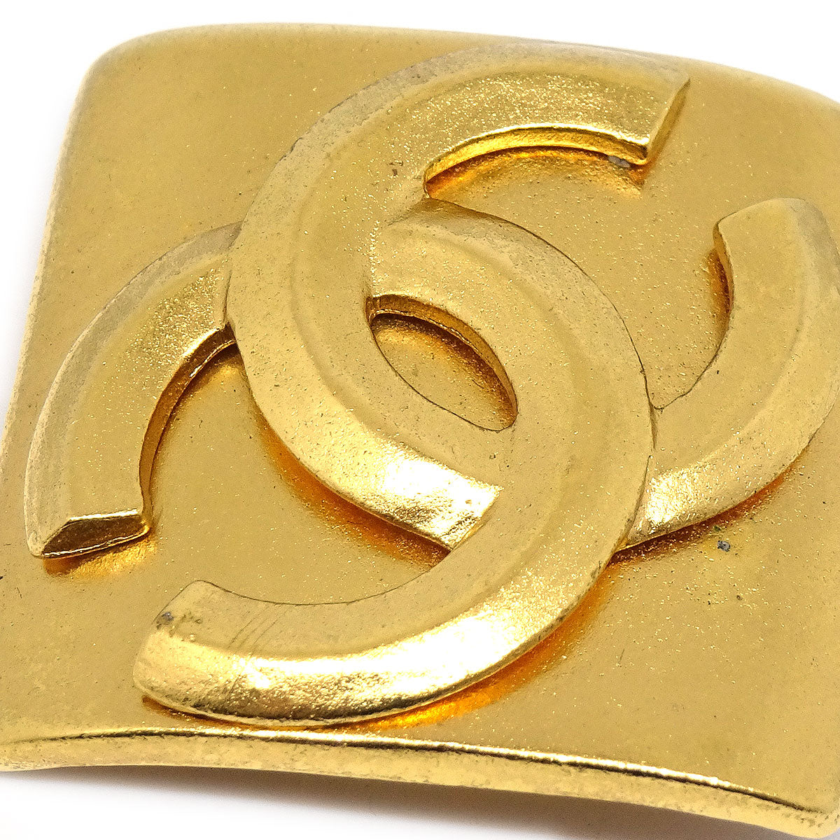 Luxury Chanel 1996 Diamond Brooch Gold