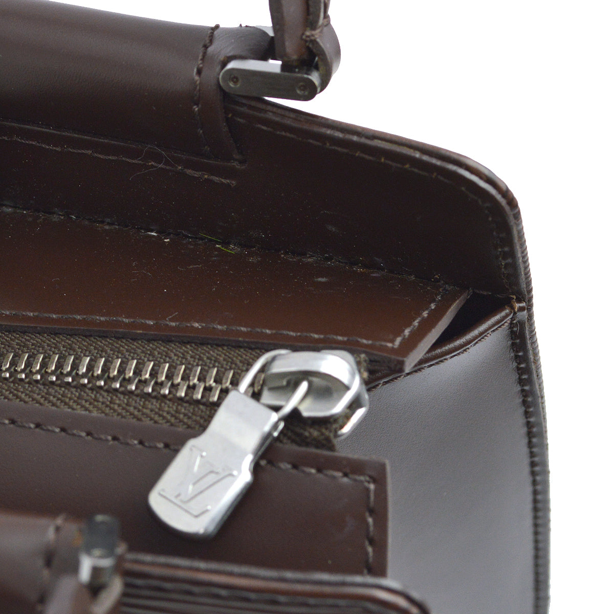 Louis Vuitton 2003 Brown Epi Figari PM Handbag M5201D