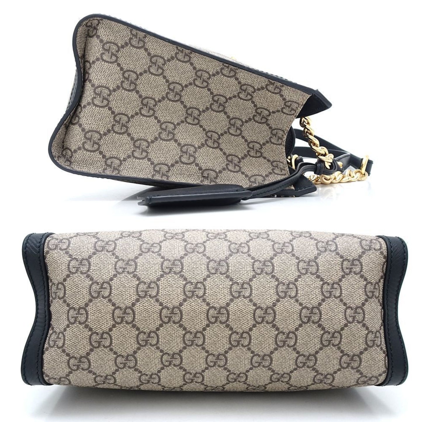Gucci Padlock  Canvas Shoulder Bag ()