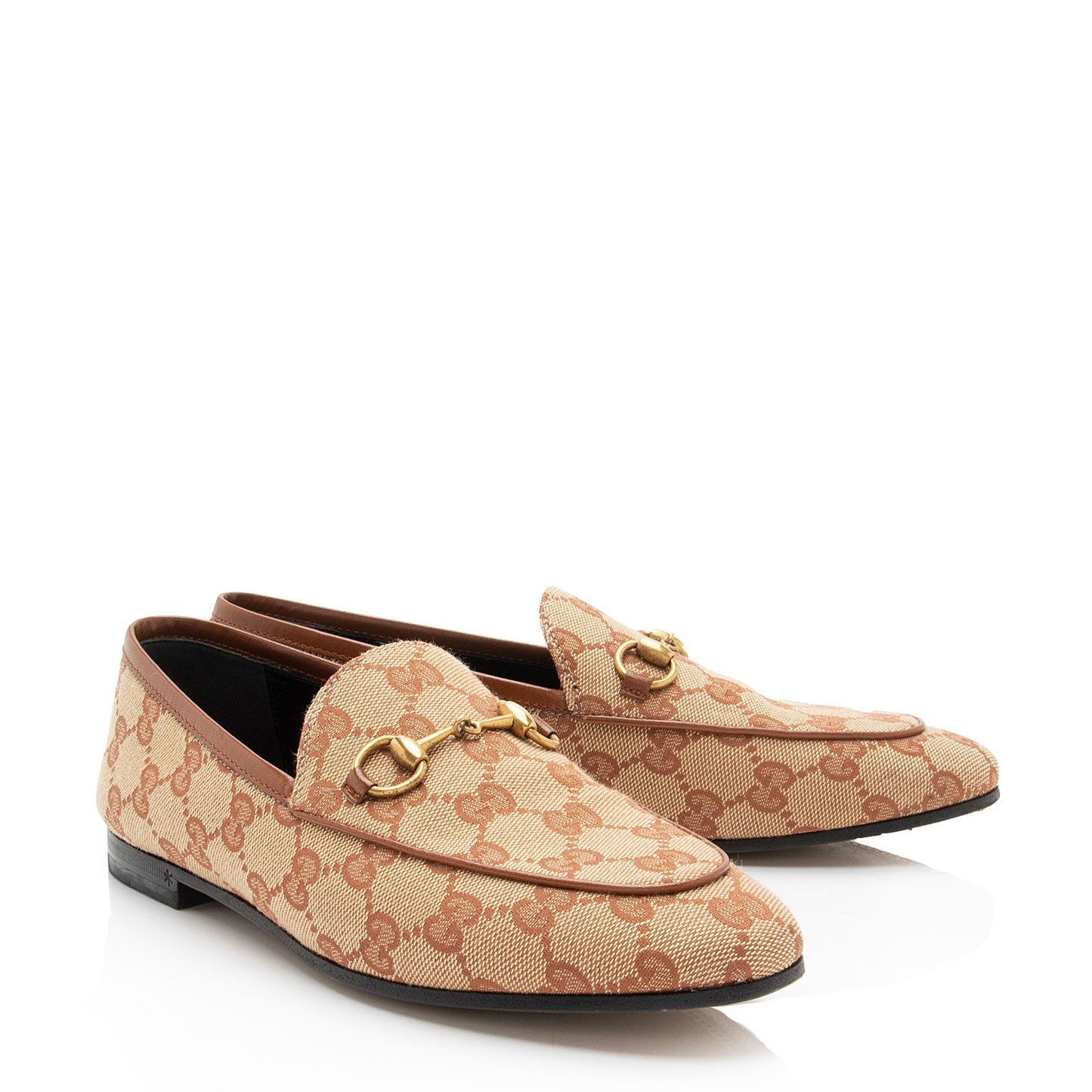 Gucci GG Canvas Horsebit Jordaan Loafers
