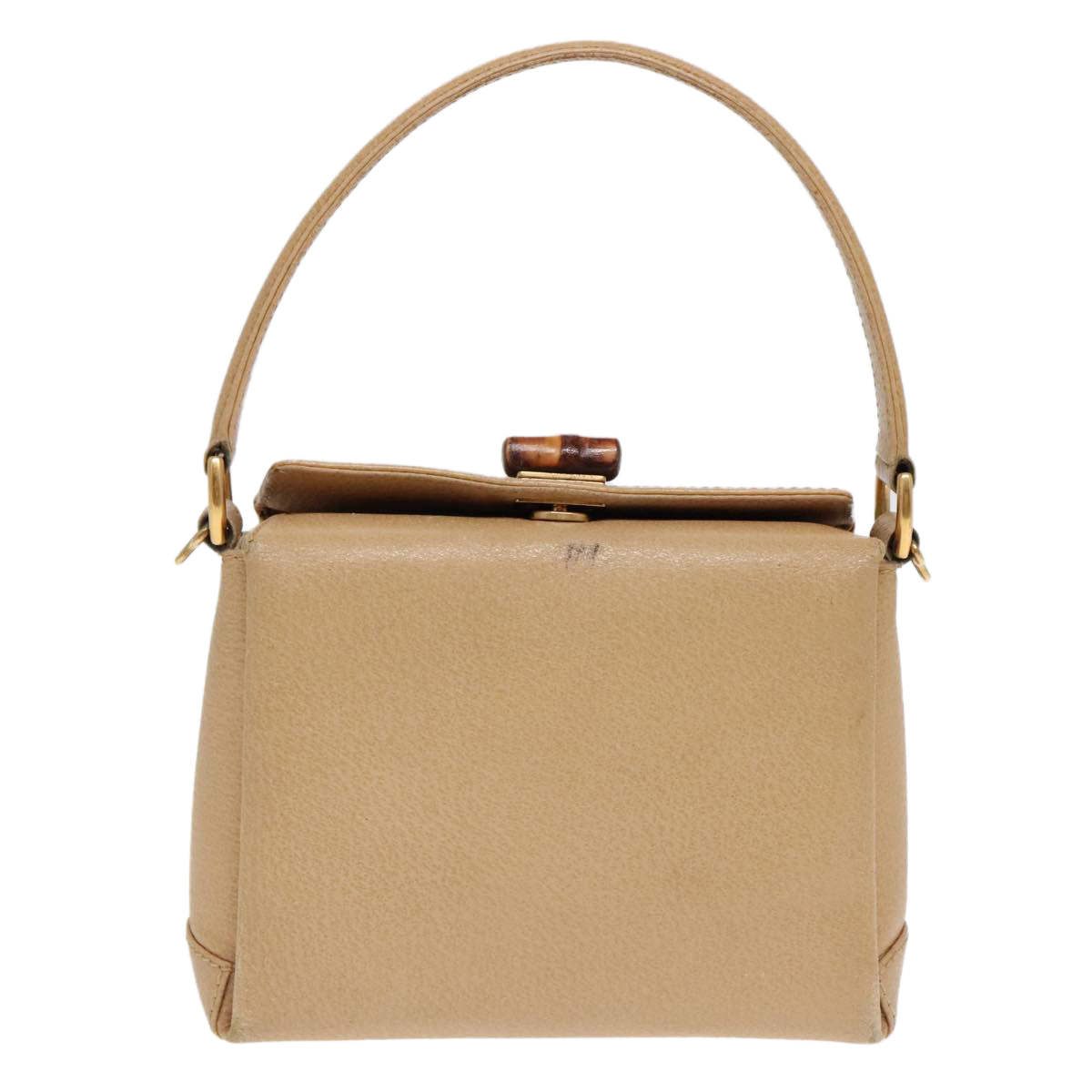 Gucci Bamboo  Leather Handbag ()