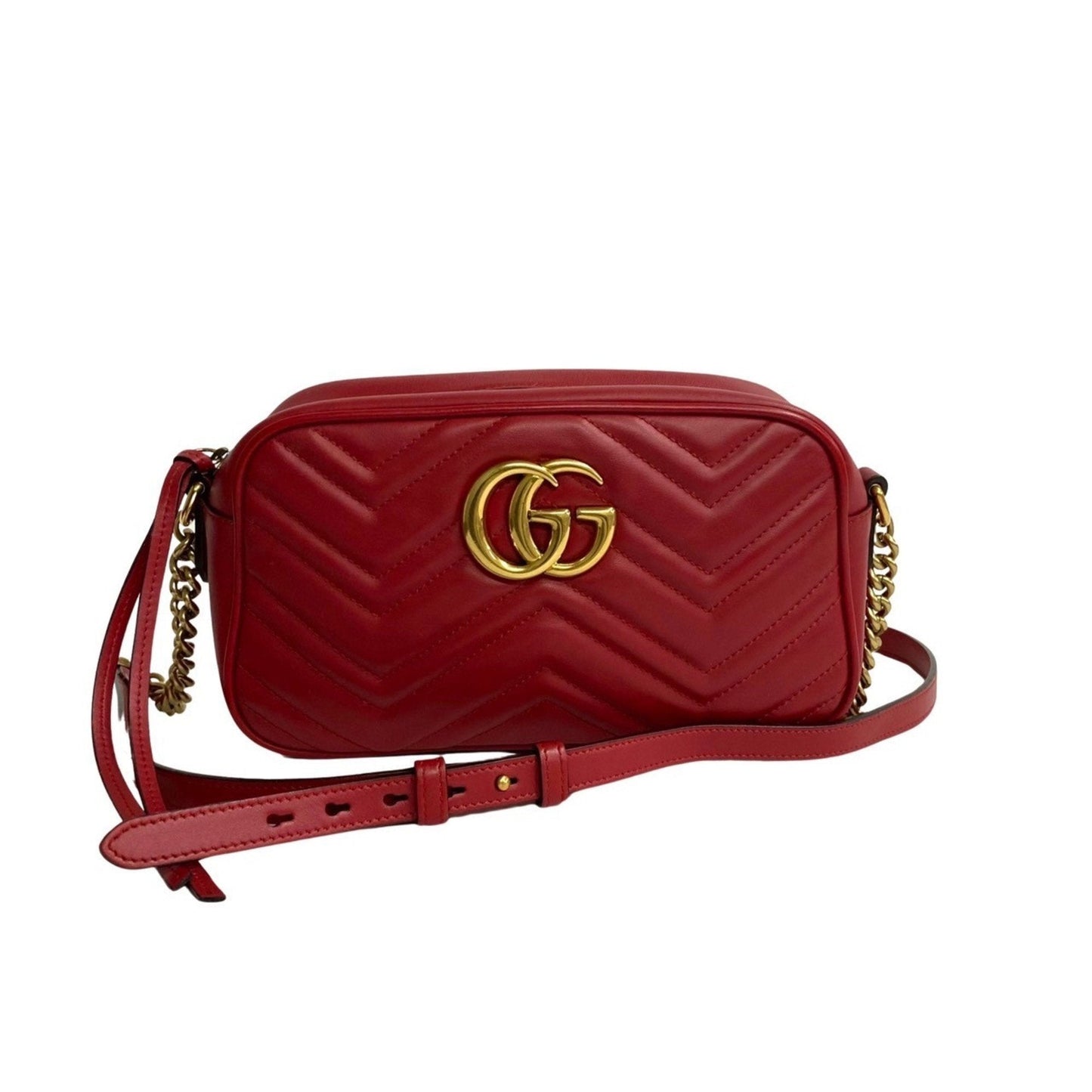 Luxury Gucci Trending 2025 Gg Marmont  Leather Shoulder Bag ()