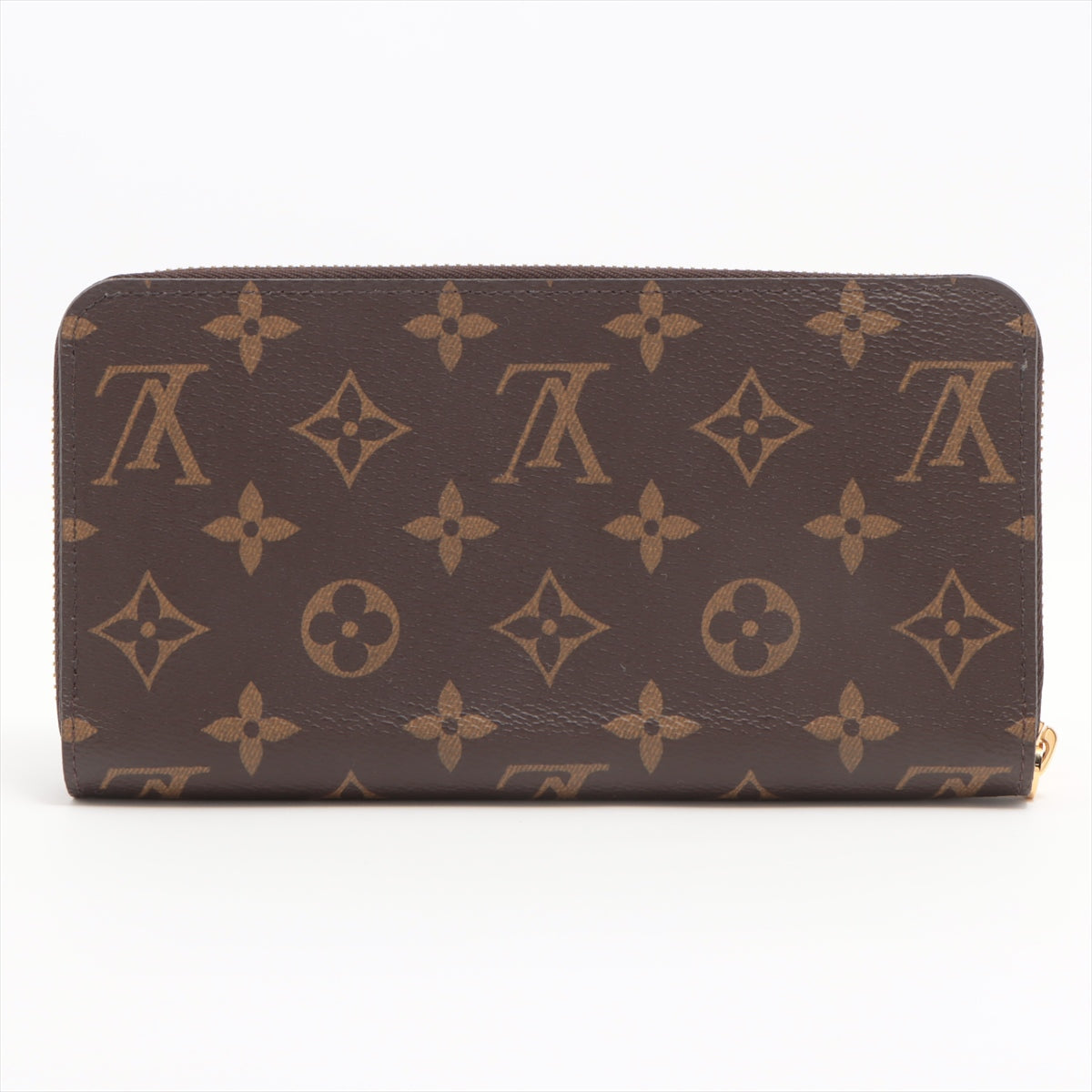 Louis Vuitton Monogram Zippyr Wallet M42616 Brown Round Zipper Wallet