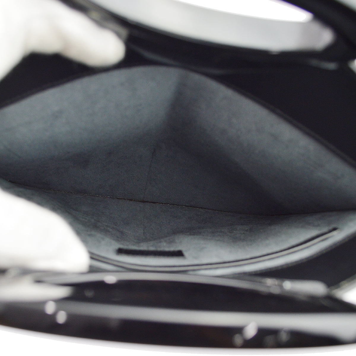 Louis Vuitton 1999 Black Epi Demi-lune Handbag M52682