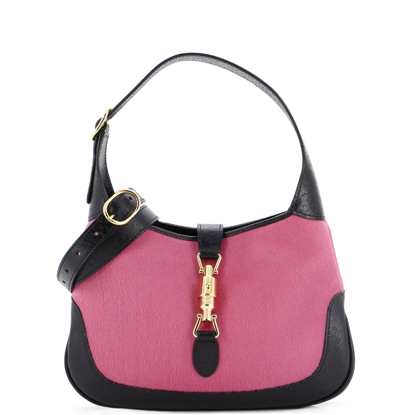 Luxury Gucci Trending 2025 Jackie 1961 Hobo Calf Hair with Leather Small