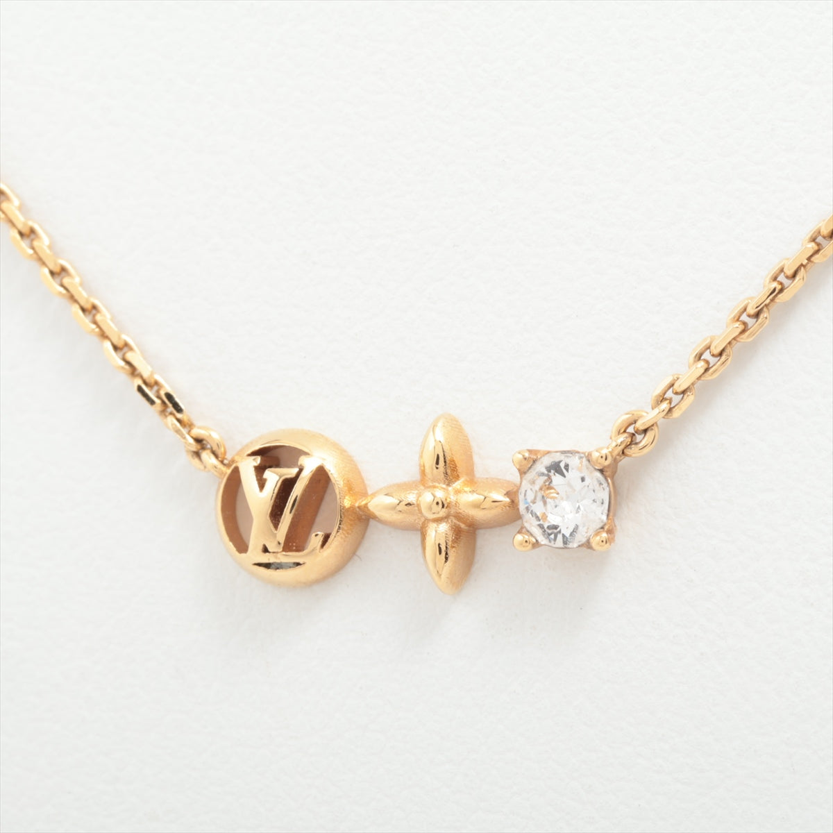 Louis Vuitton M00368 Collie Ptyle LE2283 Necklace GP  Rhinestone G