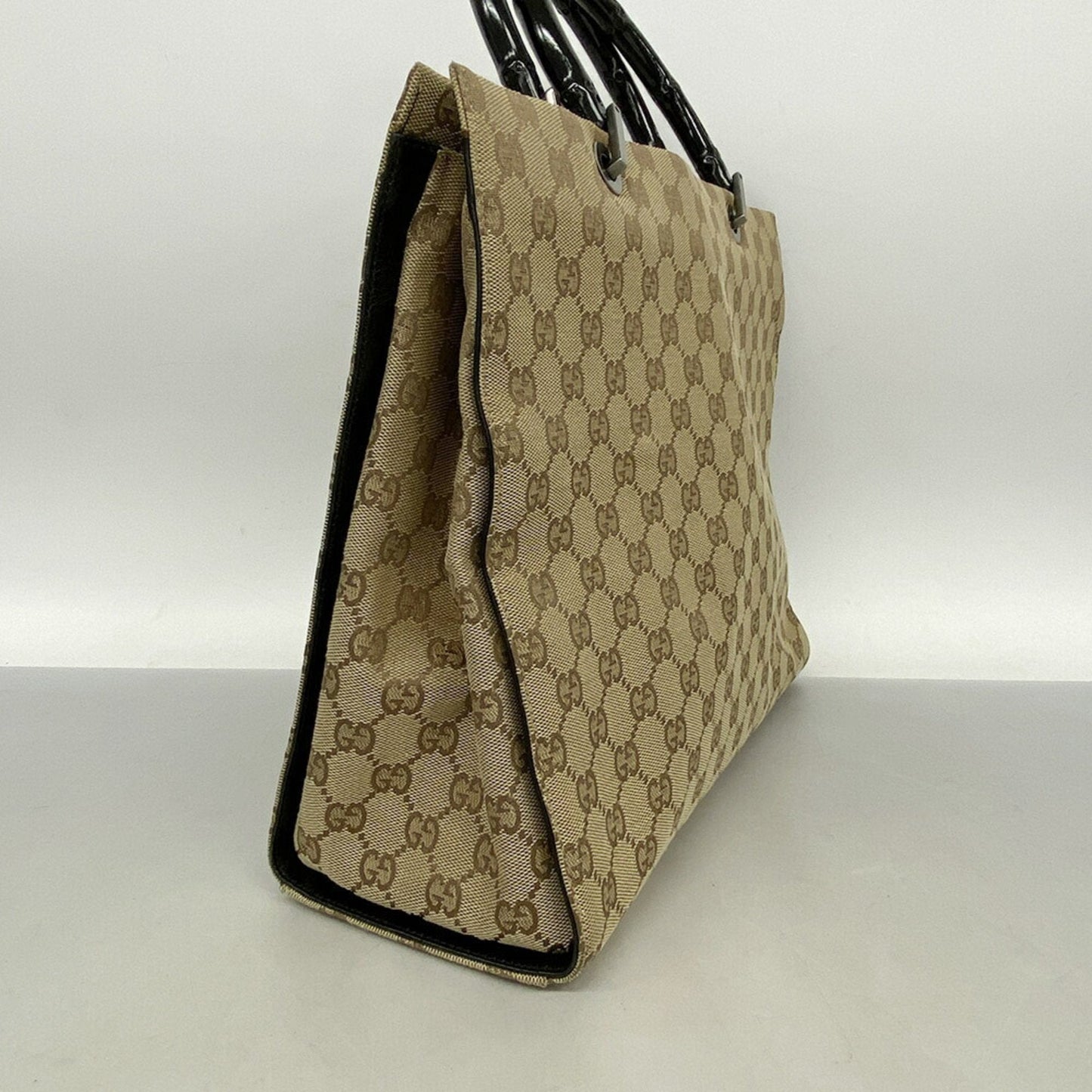 Gucci Bamboo  Canvas Tote Bag ()