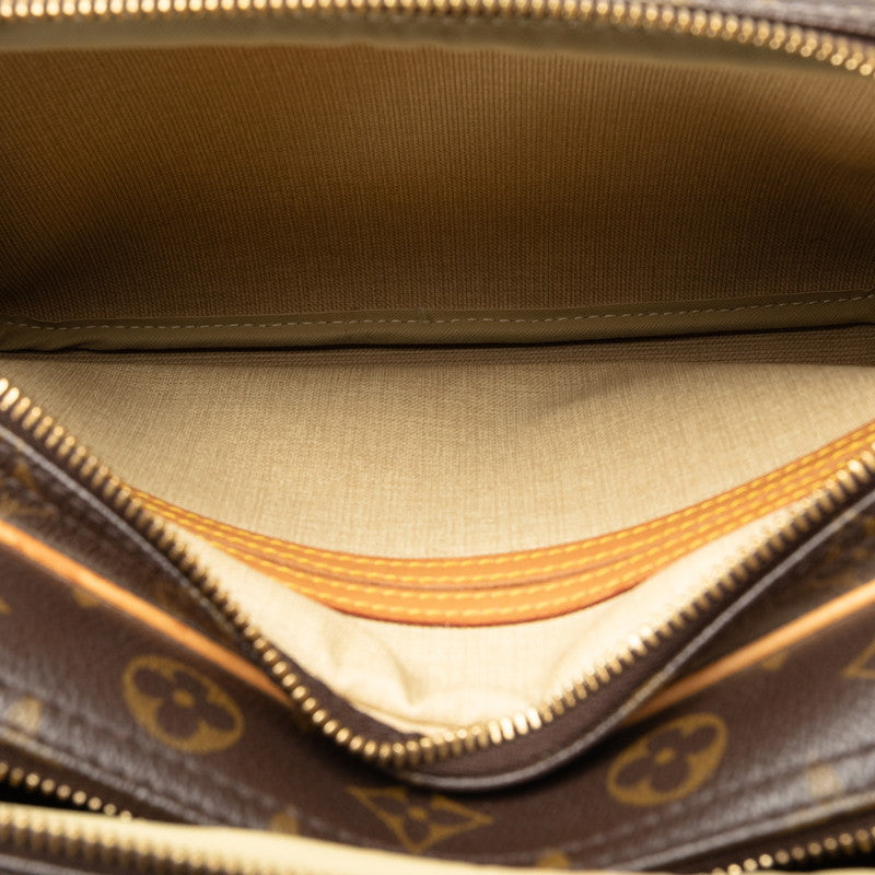 Louis Vuitton Monogram Reporter PM  Shoulder Bag M45254 Brown PVC Leather  Louis Vuitton
