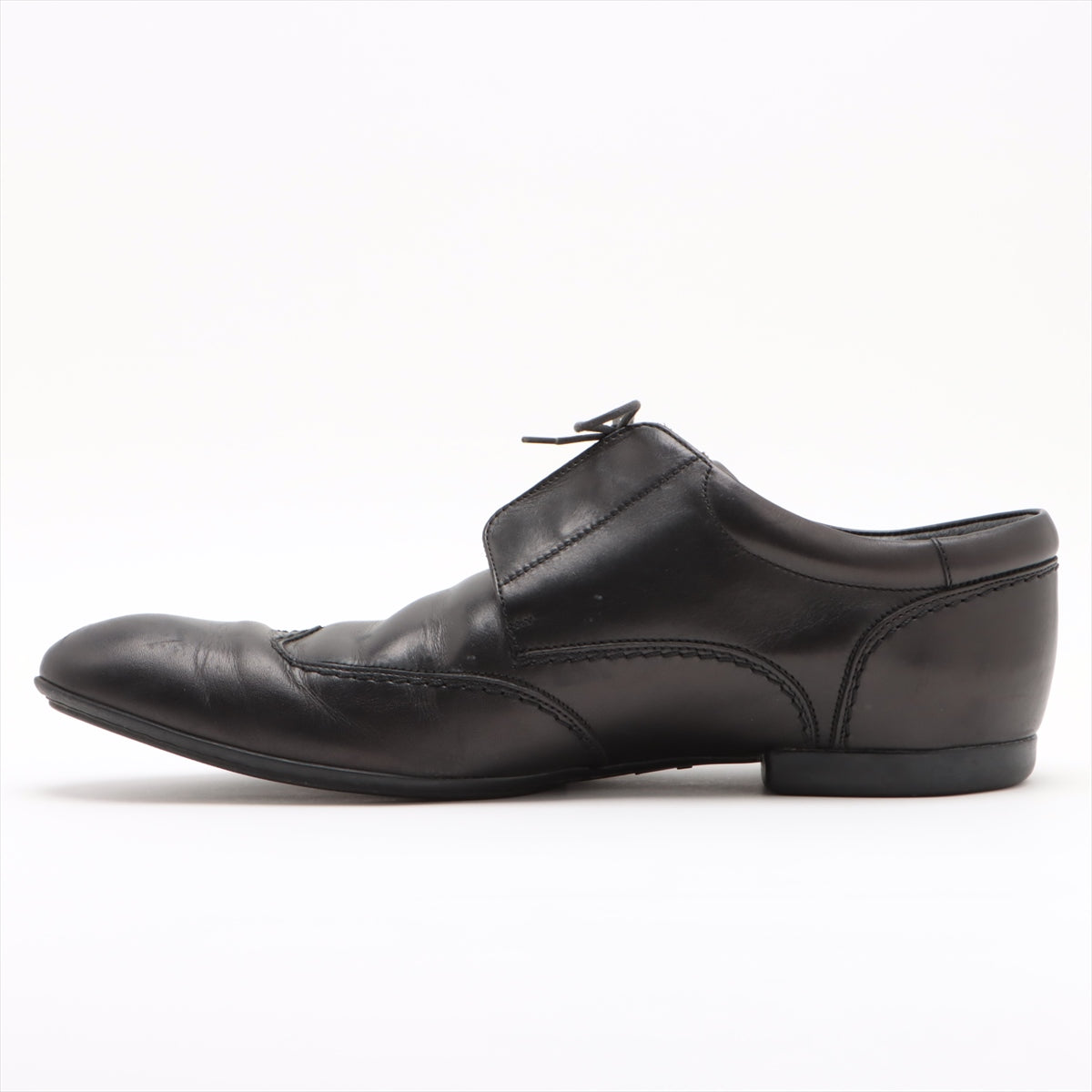 Louis Vuitton 11 Years 7  Leather Shoes Black FD0161