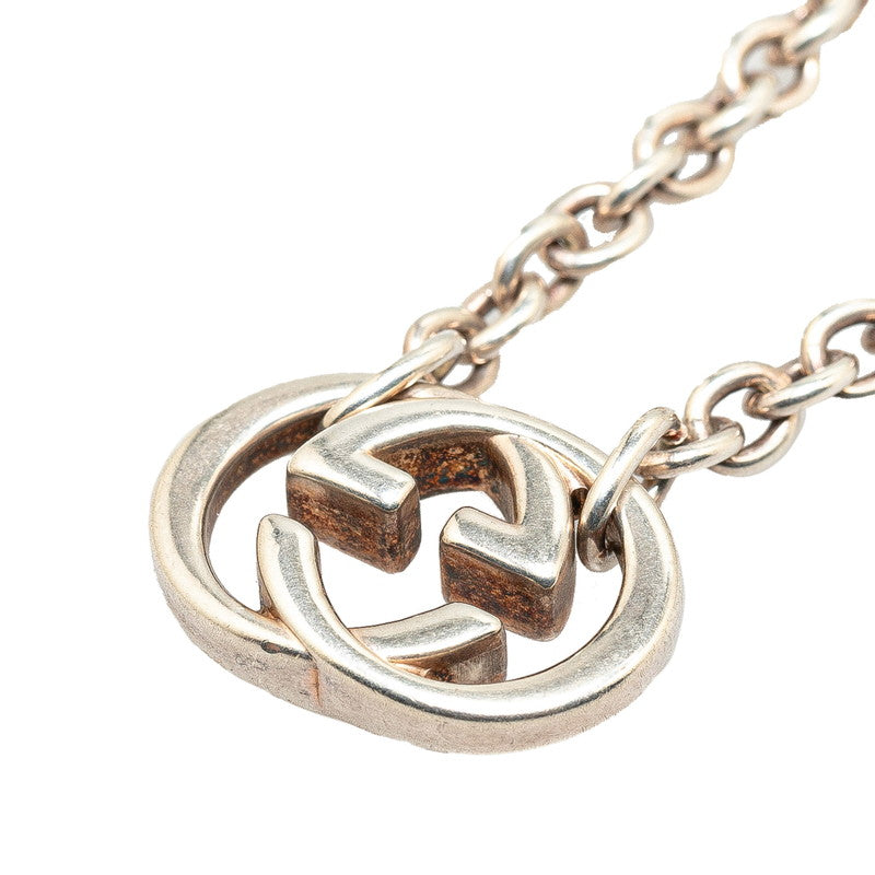 Gucci Interlocking G Silver Necklace