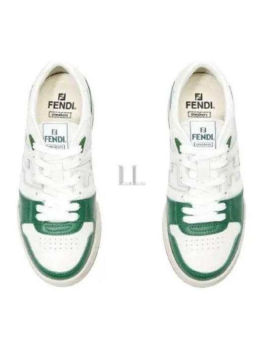 Luxury Fendi Match Low Sneakers Green