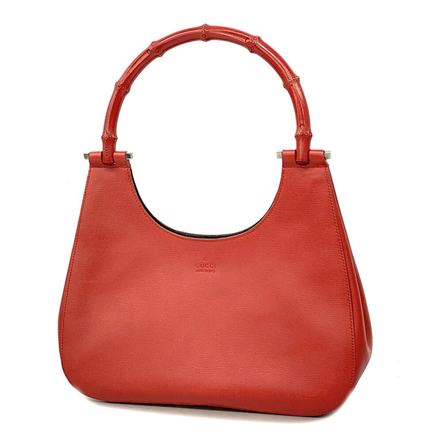 Gucci Bamboo  Leather Handbag ()
