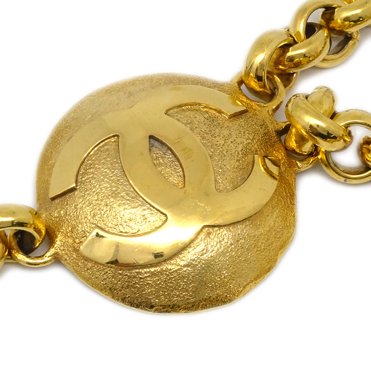 Luxury Chanel Medallion Gold Chain Belt 29/6123 Small New
