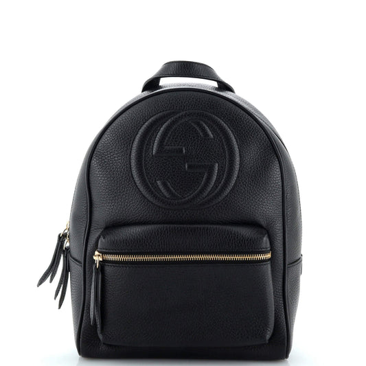 Luxury Gucci Trending 2025 Soho Chain Backpack Leather