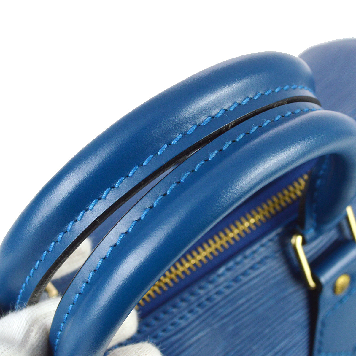 Louis Vuitton 1996 Blue Epi Speedy 25 M43015