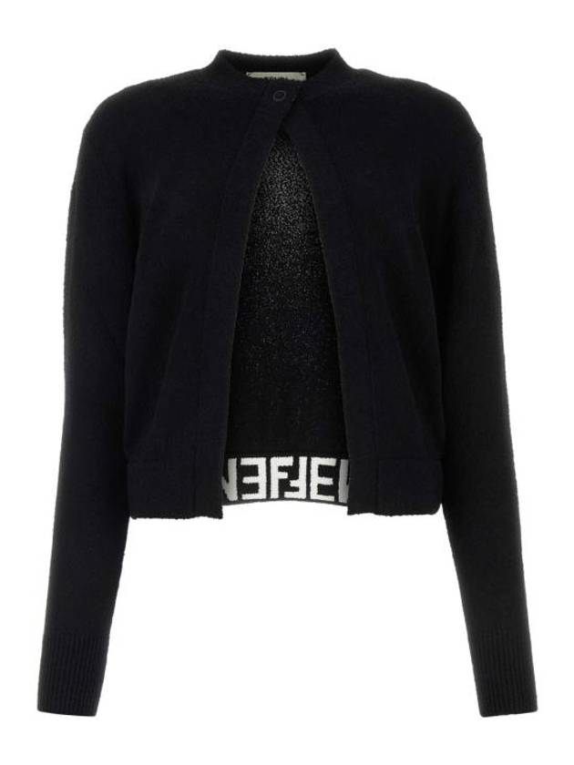 Luxury Fendi Sweater FZC990ARVB F0GME Black
