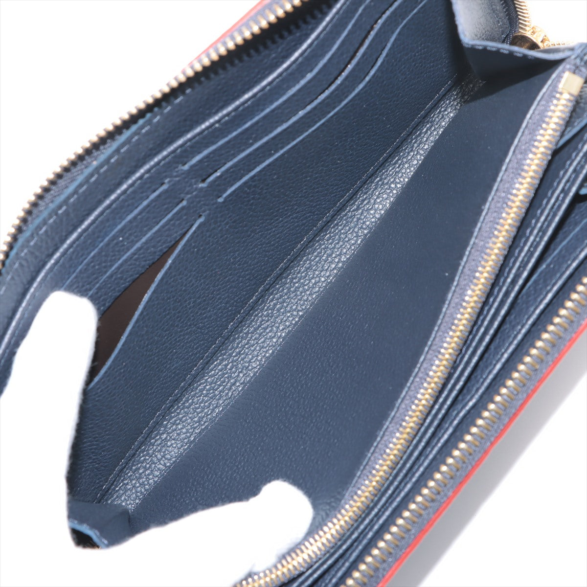 Louis Vuitton Monogram Amplant  Wallet M62121 Marine Round Zip Wallet