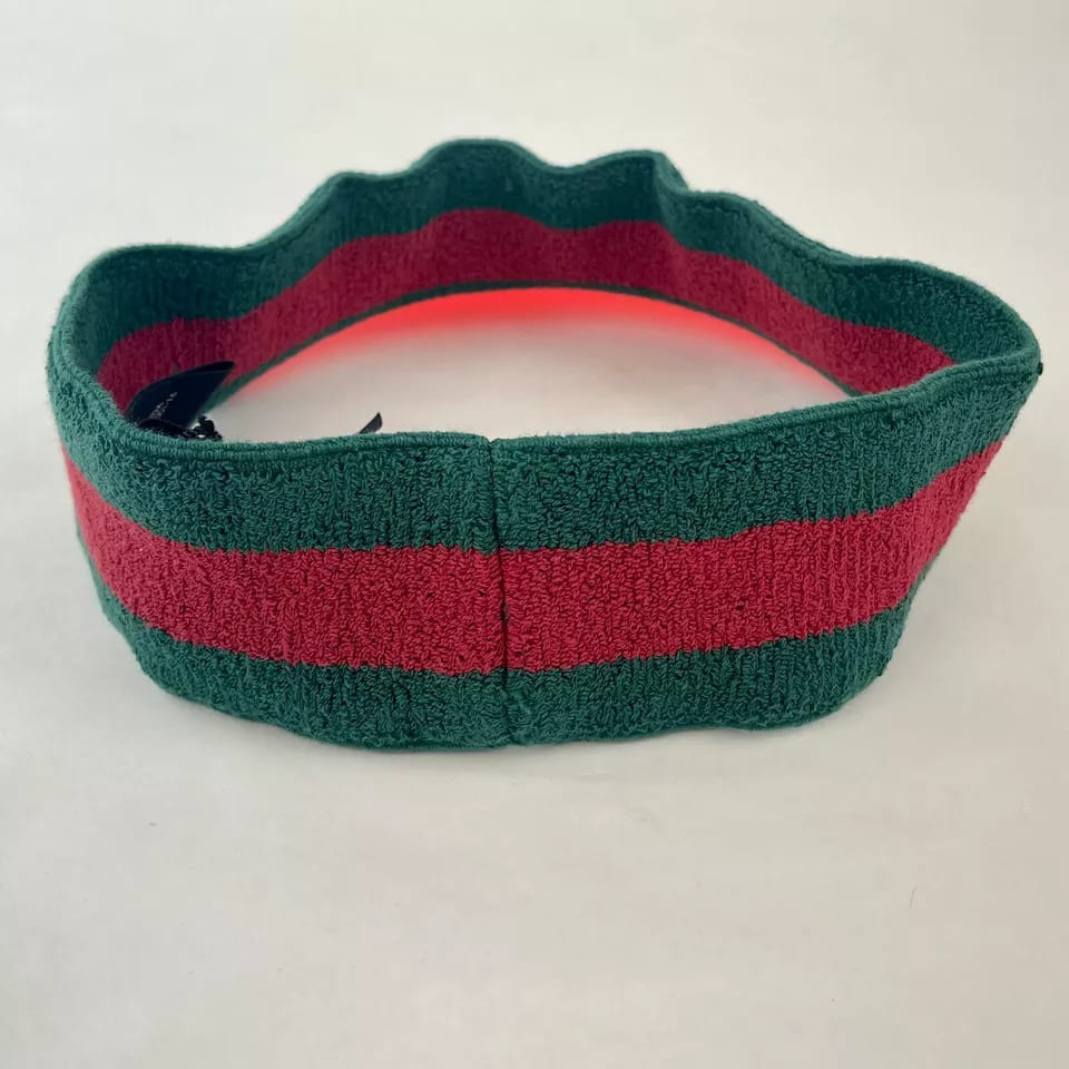 Gucci Unisex  Vinyl Visor Hat w/  Banded Headband S/57 cm