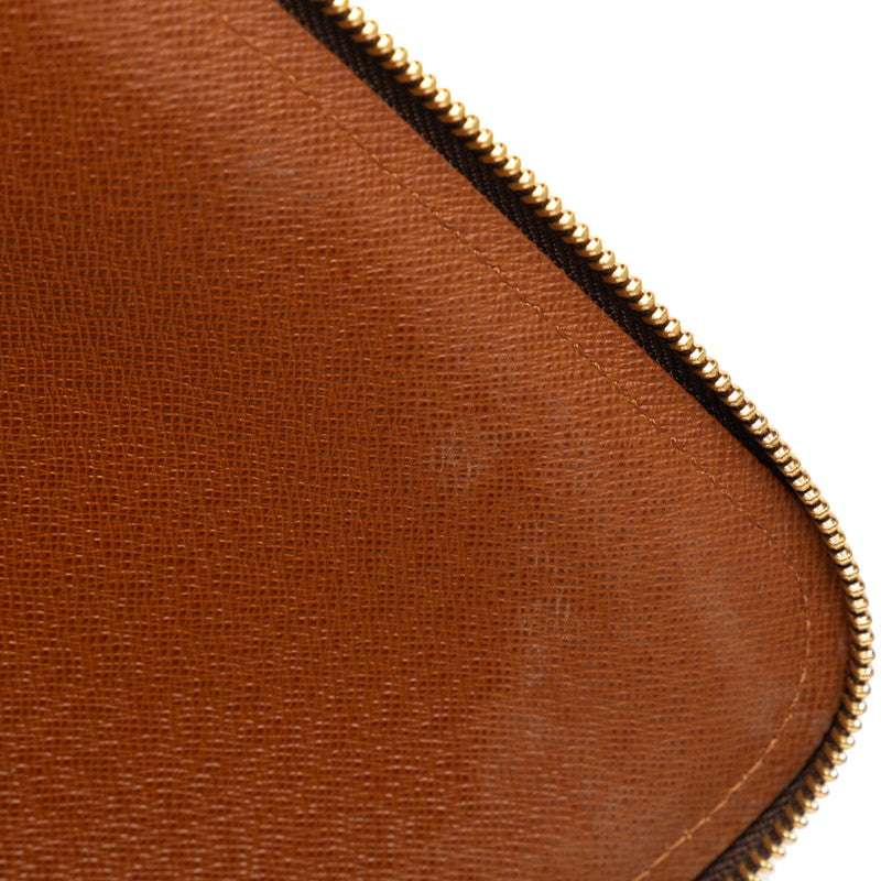 Louis Vuitton Monogram Posh Documentary Second Bag Paper Case M53456 Brown PVC Leather  Louis Vuitton