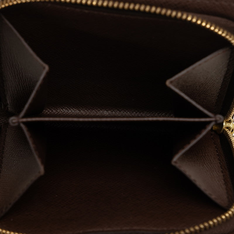 Louis Vuitton Damier Compact  Two Folded Wallet Compact Wallet N61668 Eve Brown PVC Leather  Louis Vuitton