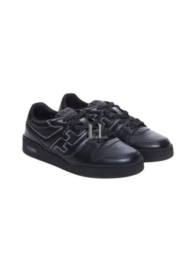 Luxury Fendi Match Low Top Sneakers Black