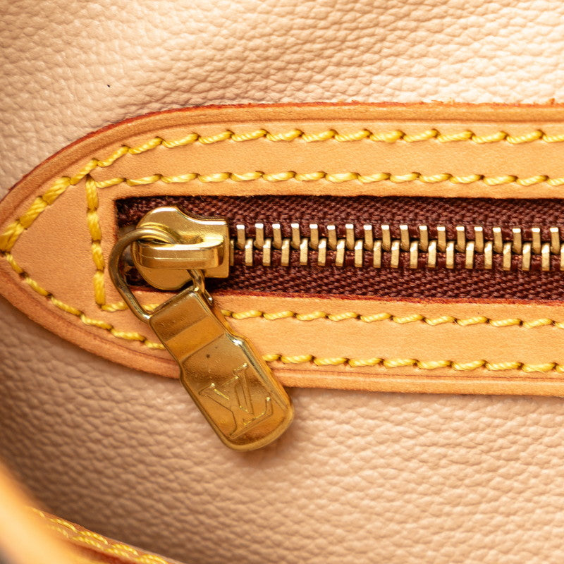 Louis Vuitton Monogram Potch Bucket PM Torch Bag M42238 Brown PVC Leather  Louis Vuitton