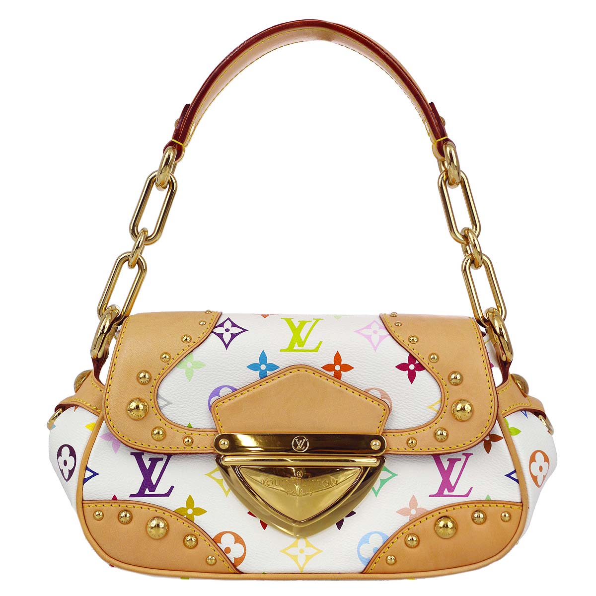 Louis Vuitton 2007 White Monogram Multicolor Marilyn M40127