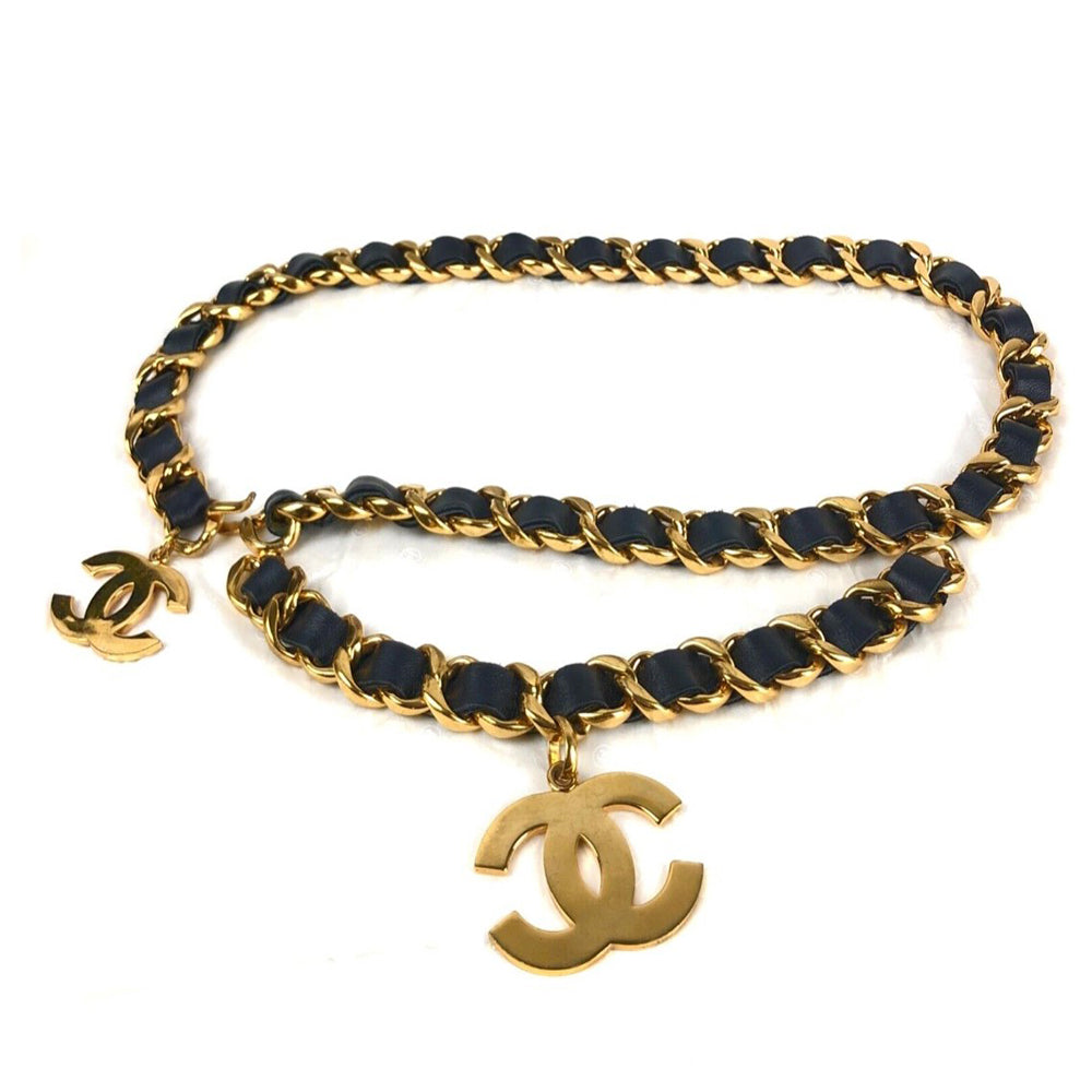 Luxury Chanel Victoire de CASTELLANE Collection 28 CC Charm Chain Belt Necklace