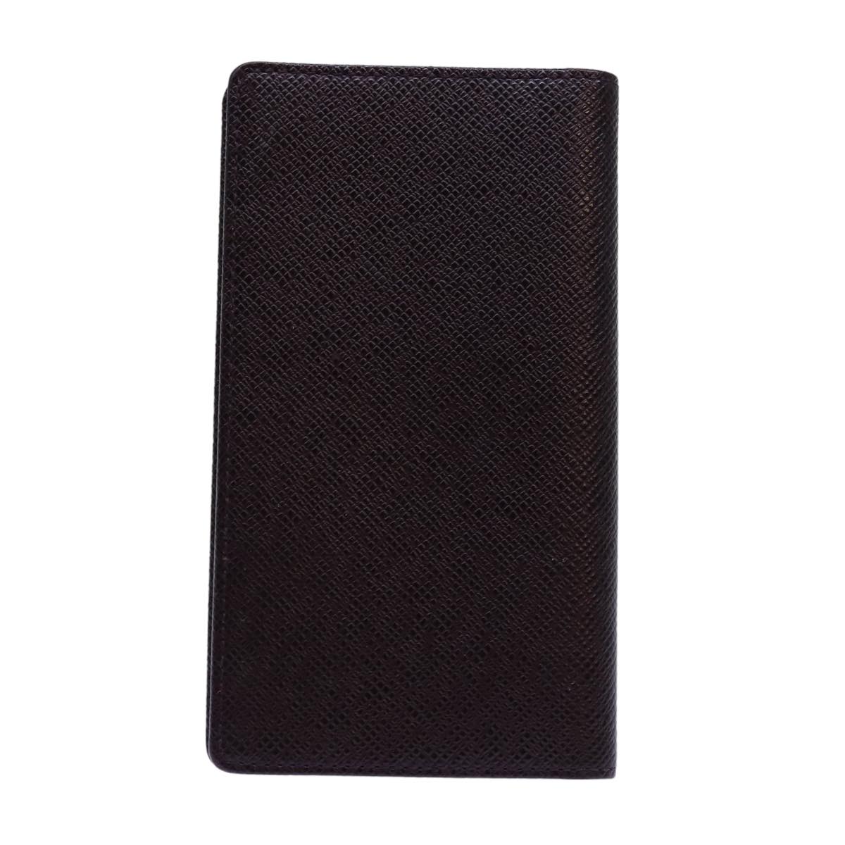 LOUIS VUITTON Taiga Agenda Posh Day Planner Cover Acajou R20415 LV A014