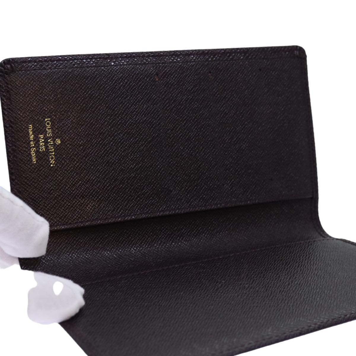 LOUIS VUITTON Taiga Agenda Posh Day Planner Cover Acajou R20415 LV A014