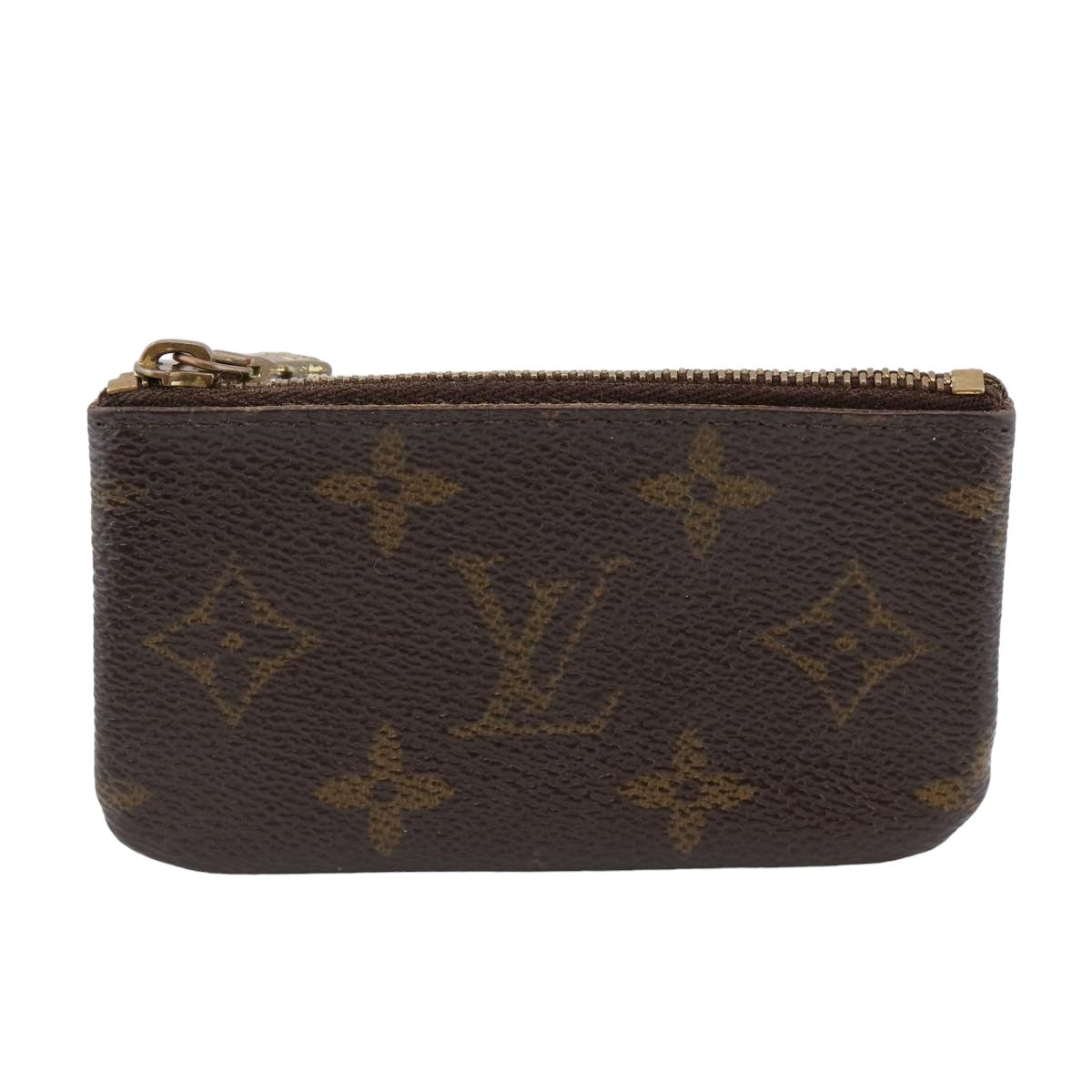 LOUIS VUITTON Monogram Pochette Cles Coin Purse M62650 LV A095