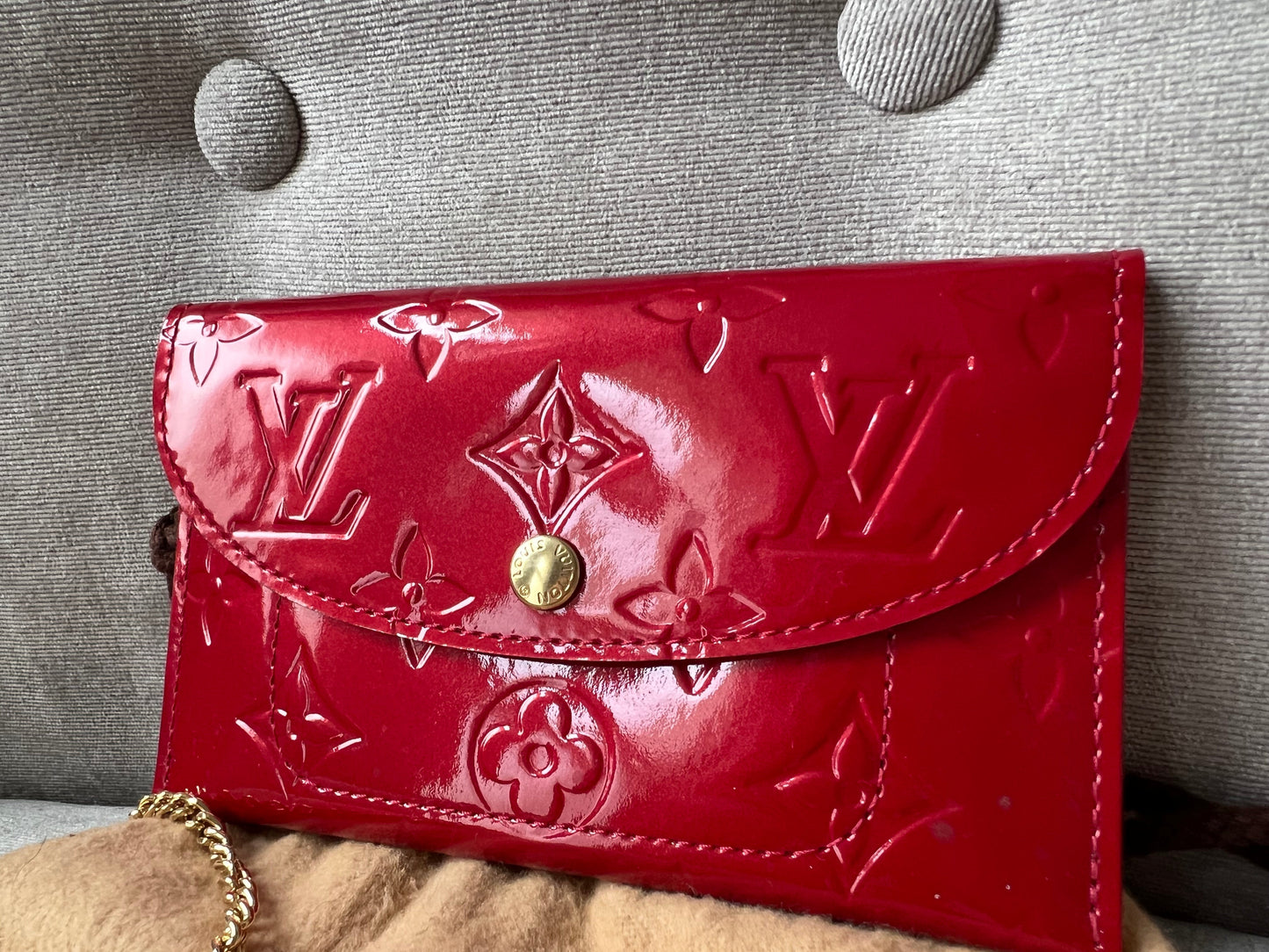 Louis Vuitton Vernis Envelope Plate Pouch