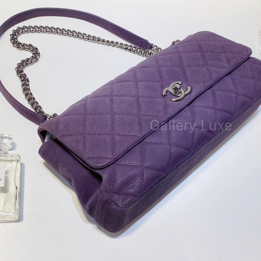 No.2822-Chanel Caviar Lady Pearly Flap Bag