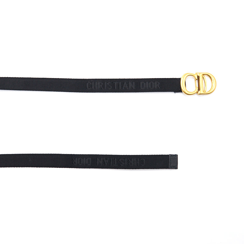 Luxury Dior Saddle Belt Black Jacquard