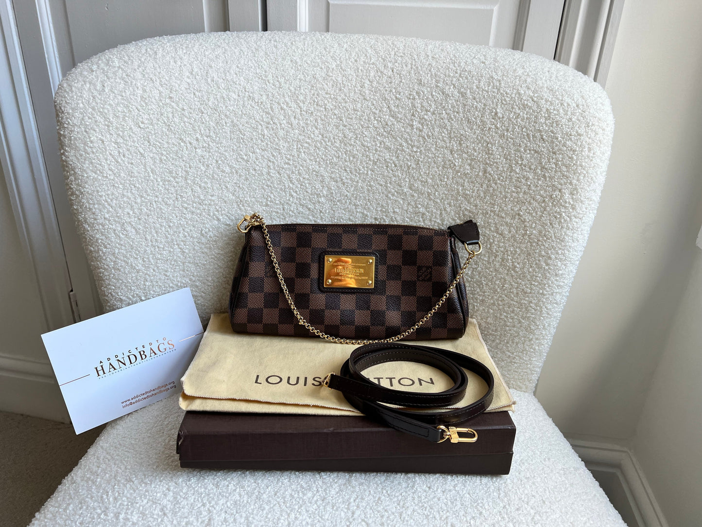 Louis Vuitton Eva Clutch Damier Ebene