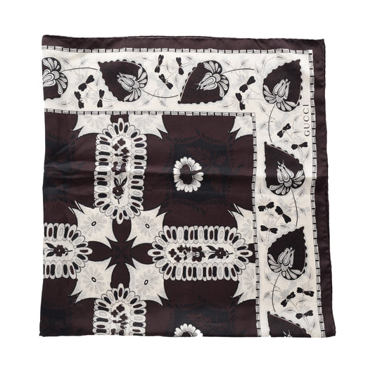 Luxury Gucci Trending 2025 Silk Printed Foulard - '10s
