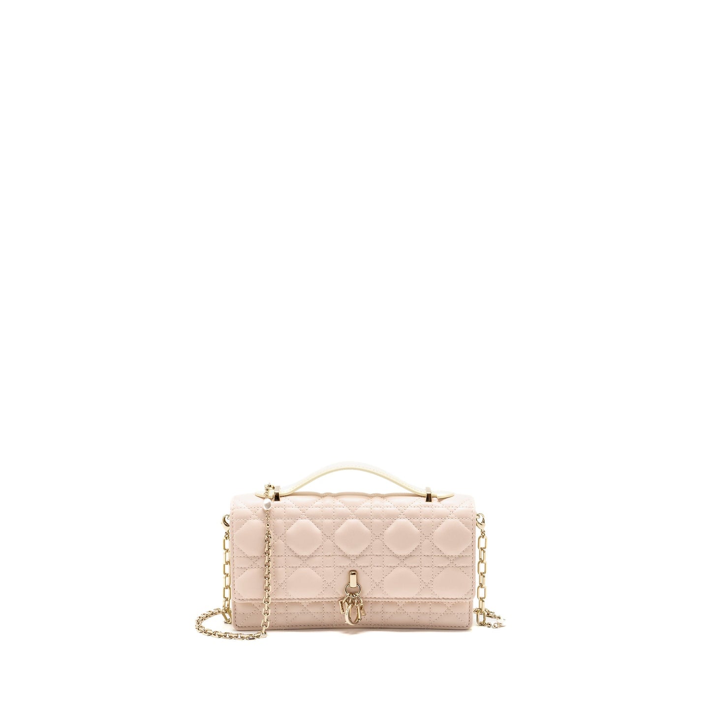 Luxury Dior My Luxury Dior Mini Bag Lambskin Light Pink/Light Yellow LGHW