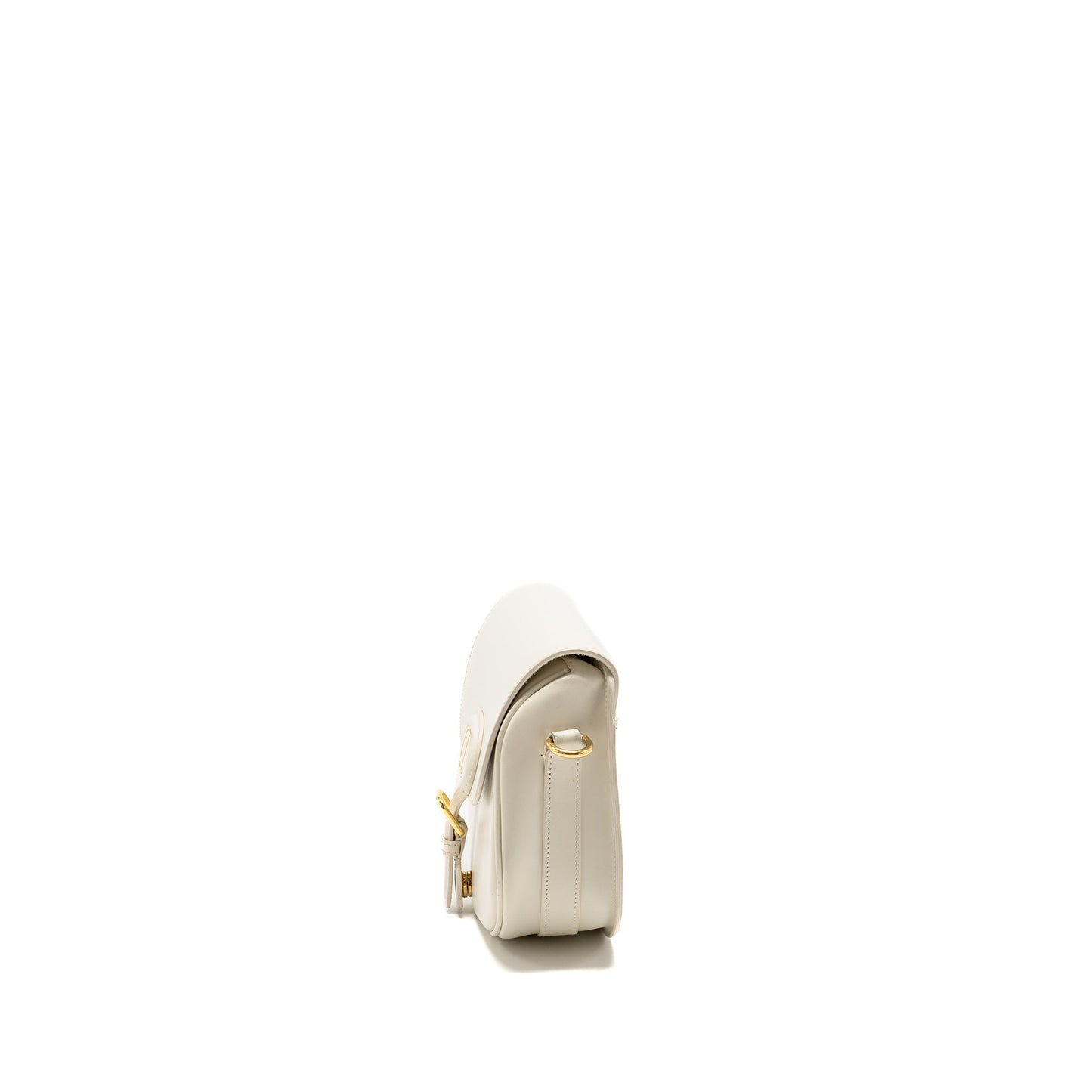 Luxury Dior Medium Luxury Dior Bobby Bag Calfskin White GHW