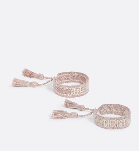 Cd Bracelet Set Rose Des Vents Luxury Dior Oblique Cotton