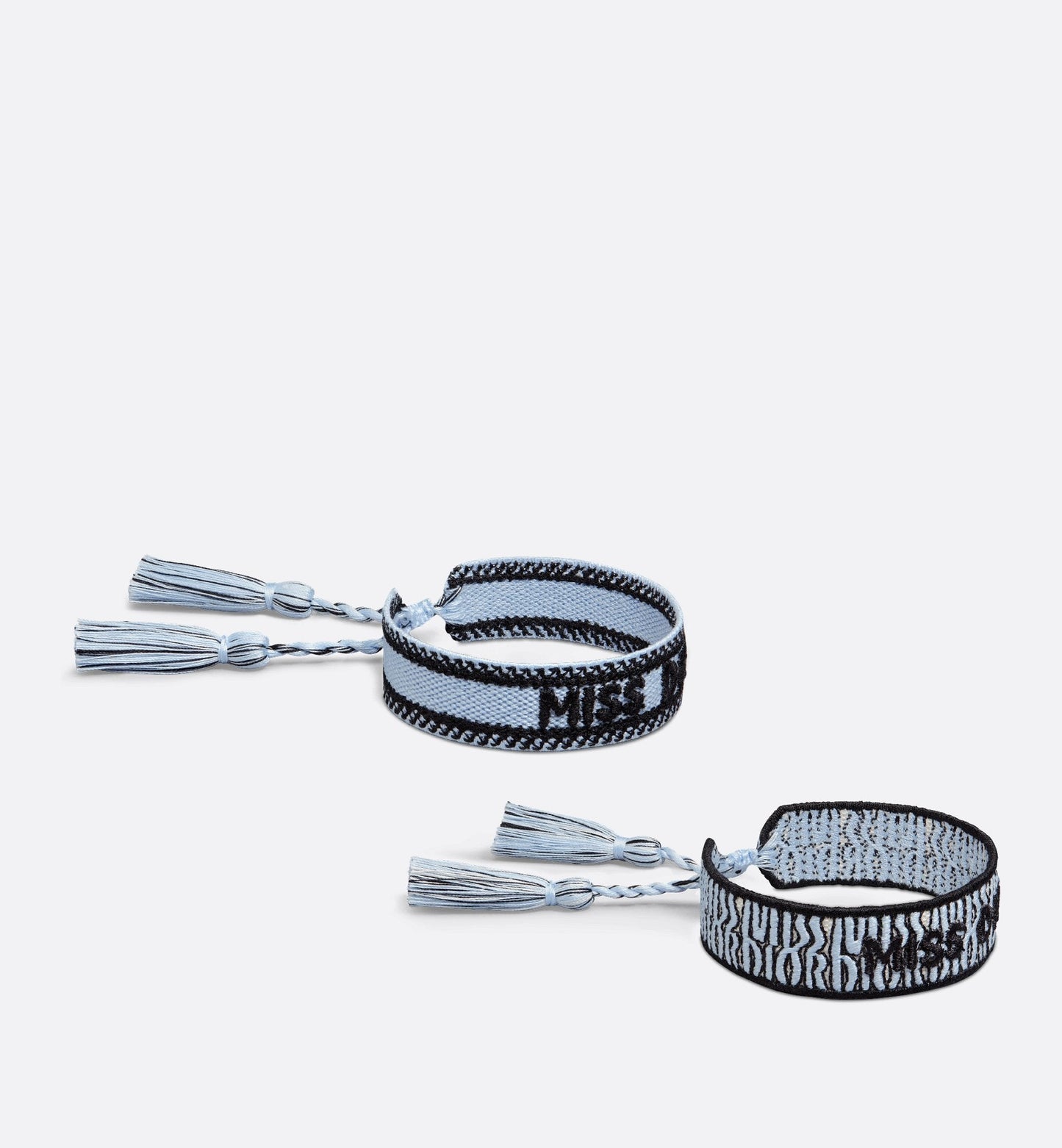 Miss Luxury Dior Bracelet Set Pale Blue Miss Luxury Dior Allover Cotton