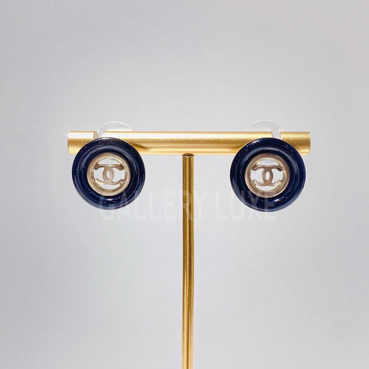 No.001202-Chanel Round Coco Mark Earrings