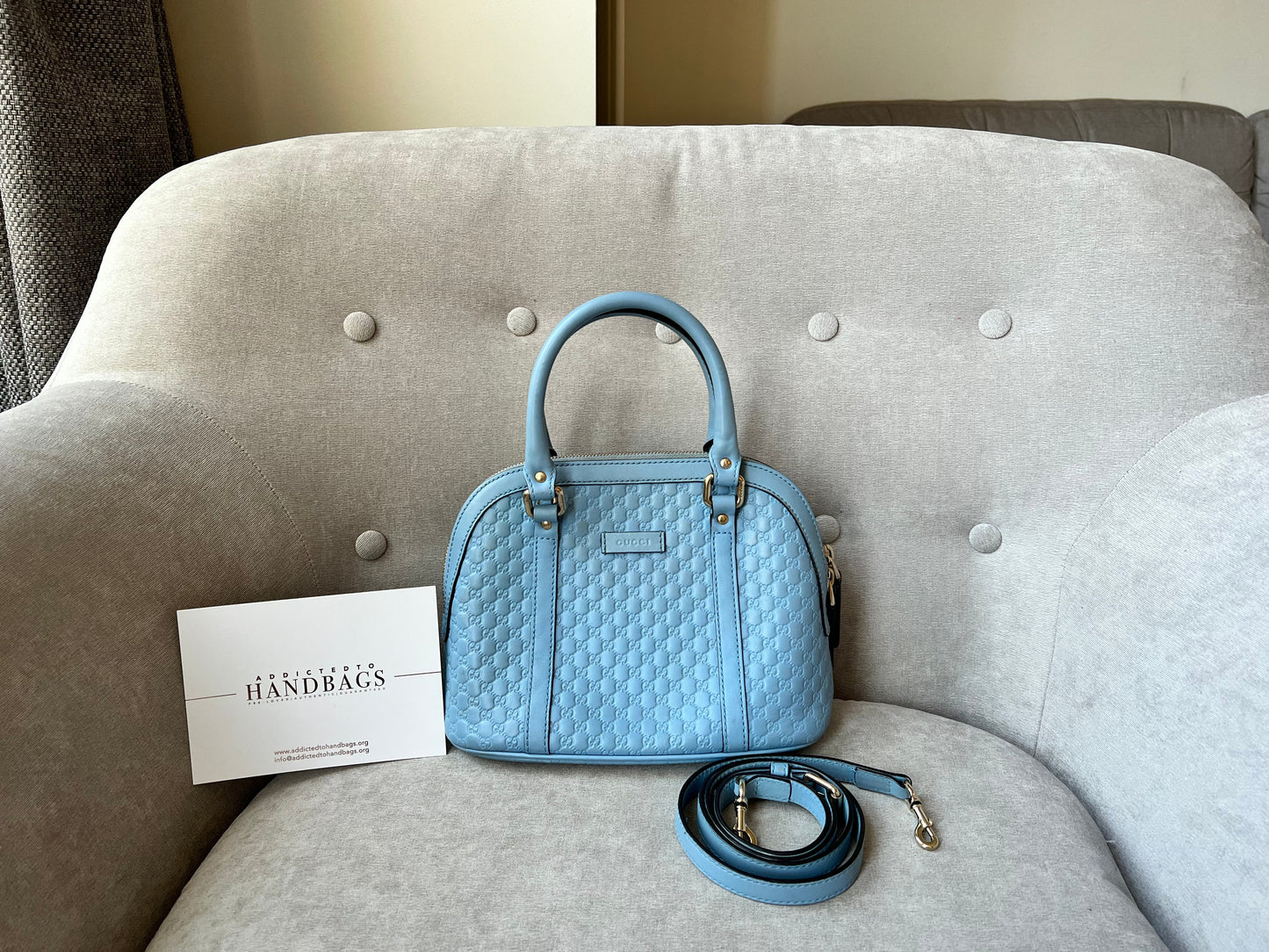 Luxury Gucci Trending 2025 Blue Bree Luxury Gucci Trending 2025ssima Mini Dome Bag