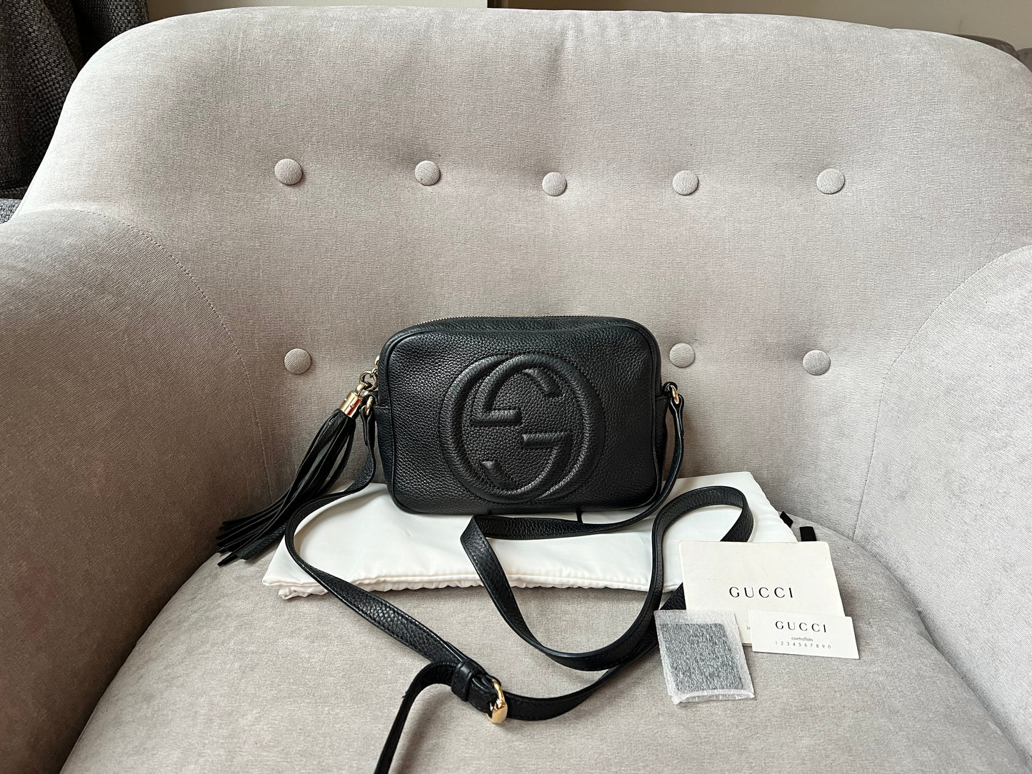 Luxury Gucci Trending 2025 Black Soho Disco