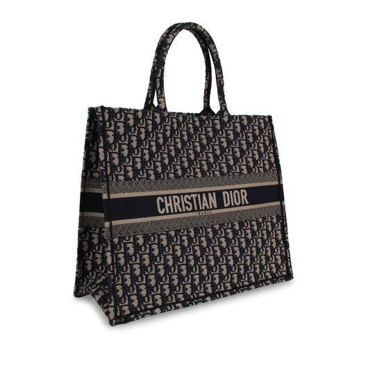 Luxury Dior Luxury Dior Oblique Book Tote