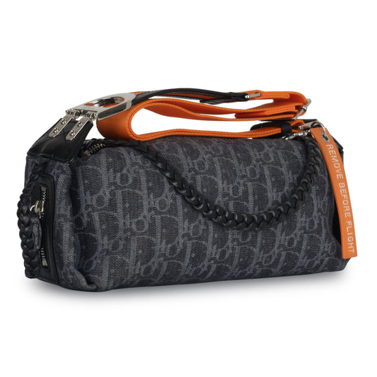 Luxury Dior Denim Flight Bag - Vintage