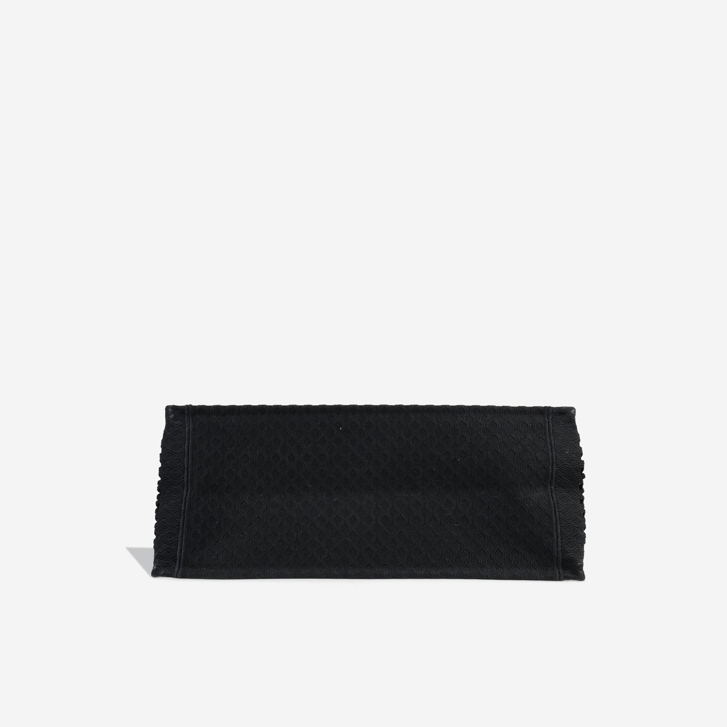 Luxury Dior Large Book Tote - Black Mesh