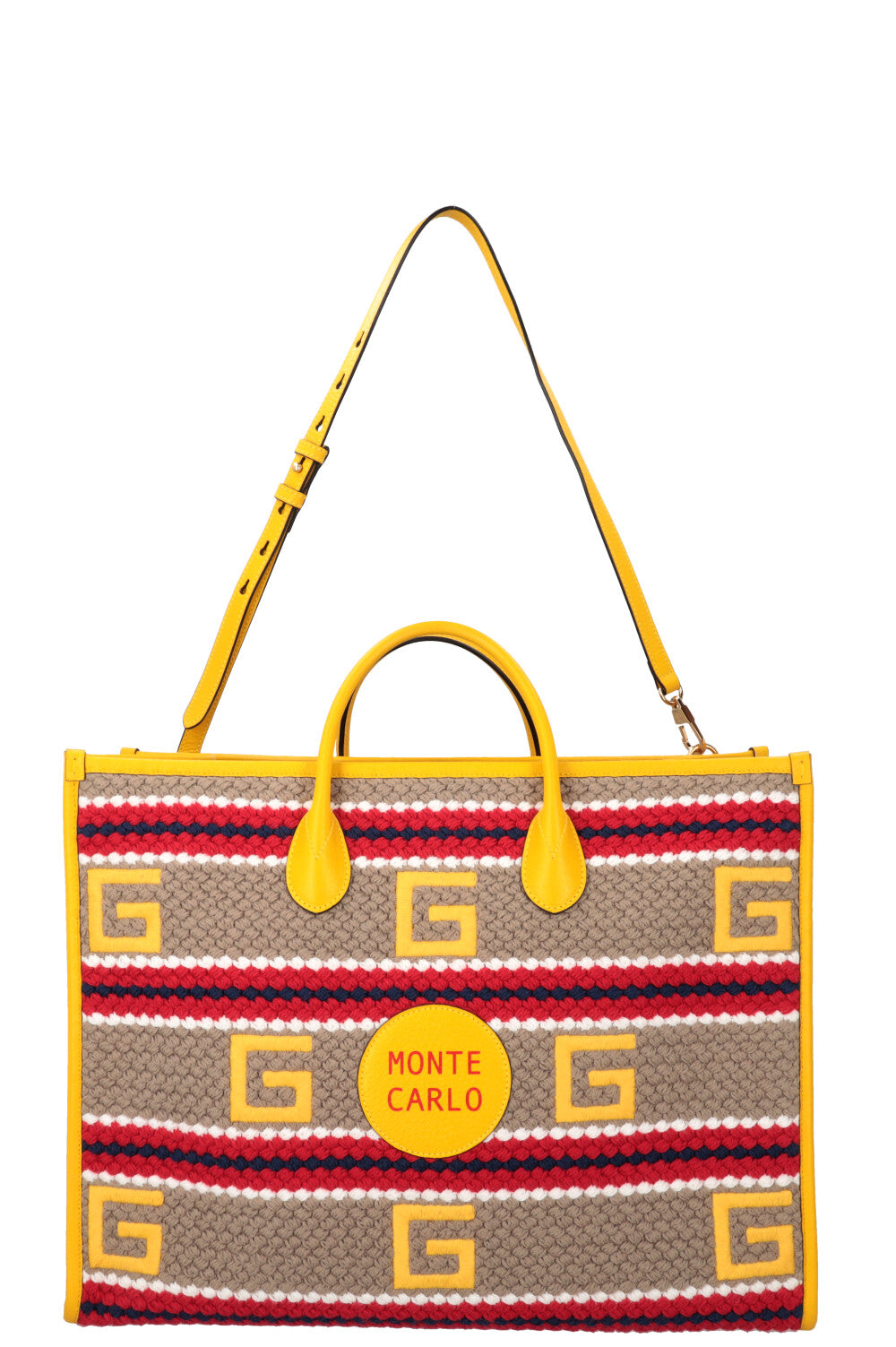 Luxury Gucci Trending 2025 Limited Edition Monte Carlo Crochet Tote Bag