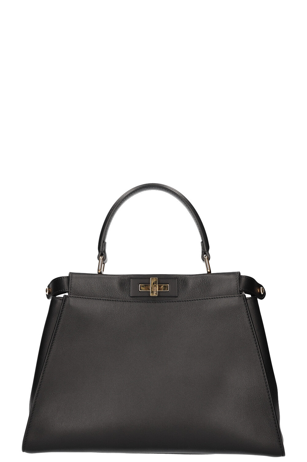 Luxury Fendi Peekaboo Bag Medium Black